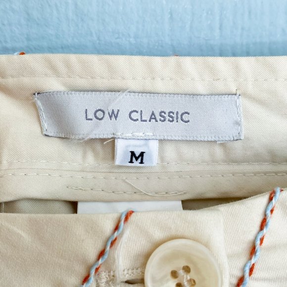 LOW CLASSIC Ivory Fringe Designer Cotton Pants - Picture 4 of 5